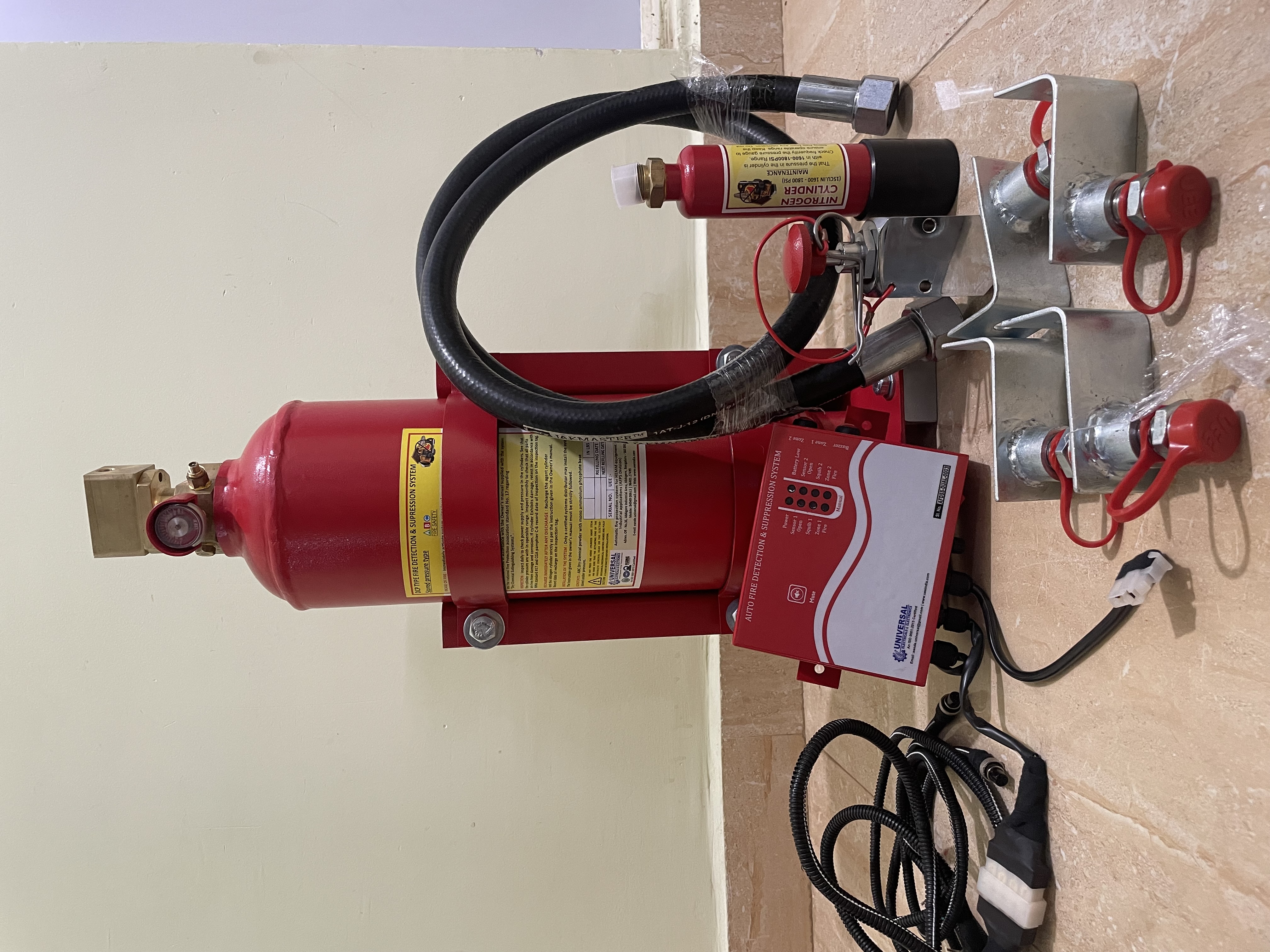 Single Zone Auto Fire Detection & Suppression System