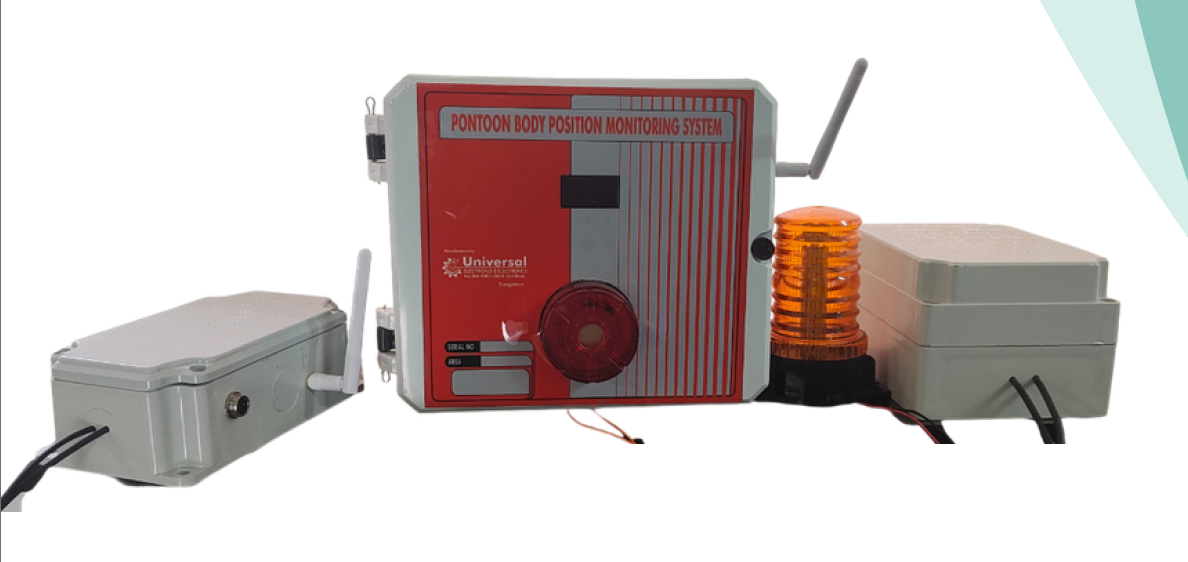 PONTOON BODY POSITIONING MONITORING SYSTEM  (ON-LINE/GPRS/SMS based system)